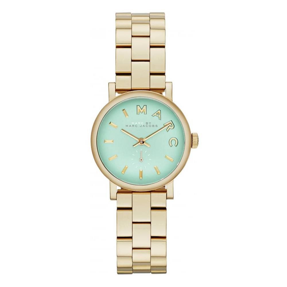 Marc By Marc Jacobs Baker Green Women s Gold Wrist Watch MBM3284 Watches of America