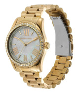 Michael Kors Lexington Mother of Pearl White Dial Gold Steel Strap Watch for Women - MK1079 mk1079 - Image 2
