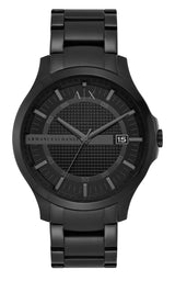 Armani Exchange Hampton AX2104 - Reloj para hombre, esfera negra, chapado en iones, color negro