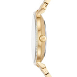 Michael Kors Quartz Mother of Pearl White Dial Gold Steel Strap Watch For Women - MK1065 mk1065 - Image 2