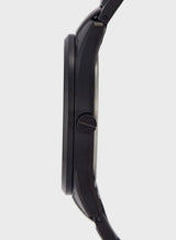 ساعة أرماني إكستشينج دانتي متعددة الوظائف باللون الأسود بالكامل - AX1867