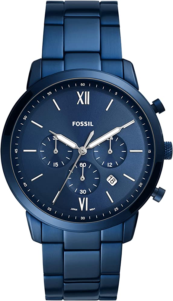 Marca Fossil Blue Reloj Fossil Azul Reloj Fossil Azul En Joyería