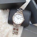 Reloj Marc By Marc Jacobs Henry Plata Diamante Mujer MBM3044