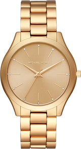 Michael Kors Slim Runway All Gold Women's Watch MK4501 - Watches of America