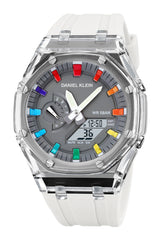 ساعة دانيال كلاين الفضية للرجال DK.2100-4