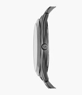 Michael Kors Slim Runway Three-Hand Gunmetal Stainless Steel Watch - MKO1044 mk01044 - Image 3