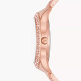 Michael Kors Lilane Quartz Rose Gold Dial Rose Gold Steel Strap Watch For Women - MK1068 mk1068 - Image 3
