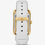 Michael Kors Petite Quartz White Dial White Leather Strap Watch for Women - MKO1059 mk01059 - Image 3