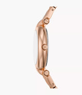 Michael Kors Three-Hand Rose Gold-Tone Stainless Steel Watch - MKO1084 mk01084 - Image 3