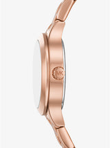 Michael Kors Mini Aspyn Pavé Rose Gold-Tone Watch - MKO1087 mk01087 - Image 2
