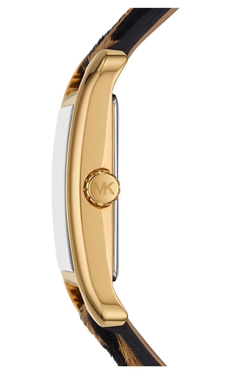 Michael Kors Monroe Gold Leather Watch MKO1115
