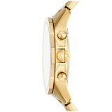 ساعة أرماني إكستشينج بانكس كرونوغراف للرجال، لون ذهبي، مينا أخضر - AX1746