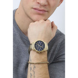 ساعة أرماني إكستشينج بانكس كرونوغراف ذهبية للرجال - AX7151