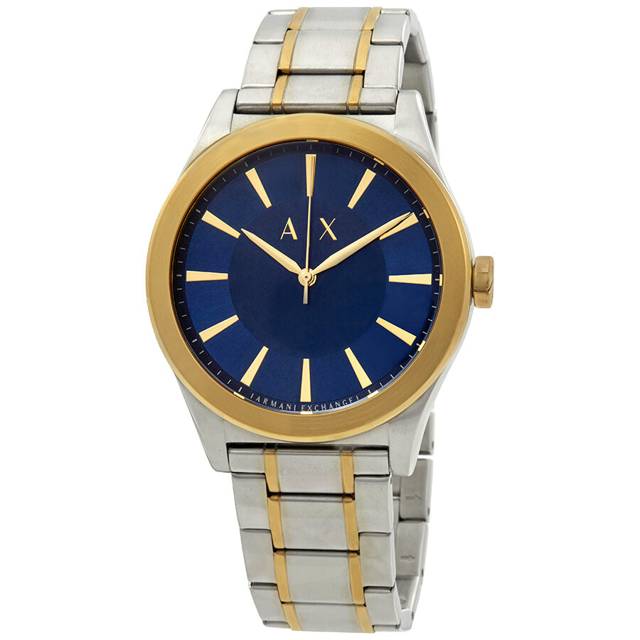 Armani Exchange Nico Blue Dial Two-Tone Watch - AX2332