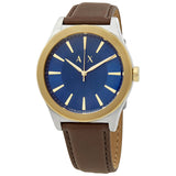 Reloj Armani Exchange Nico con esfera azul para hombre AX2334