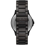 Armani Exchange Hampton Date Black Dial Black Watch - AX2413
