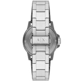 ساعة أرماني إكستشينج ليوناردو الفضية للرجال - AX1853