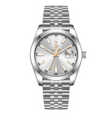 ساعة رجالية من الفولاذ المقاوم للصدأ الفضي من بيفرلي هيلز بولو كلوب - BP3810X.330