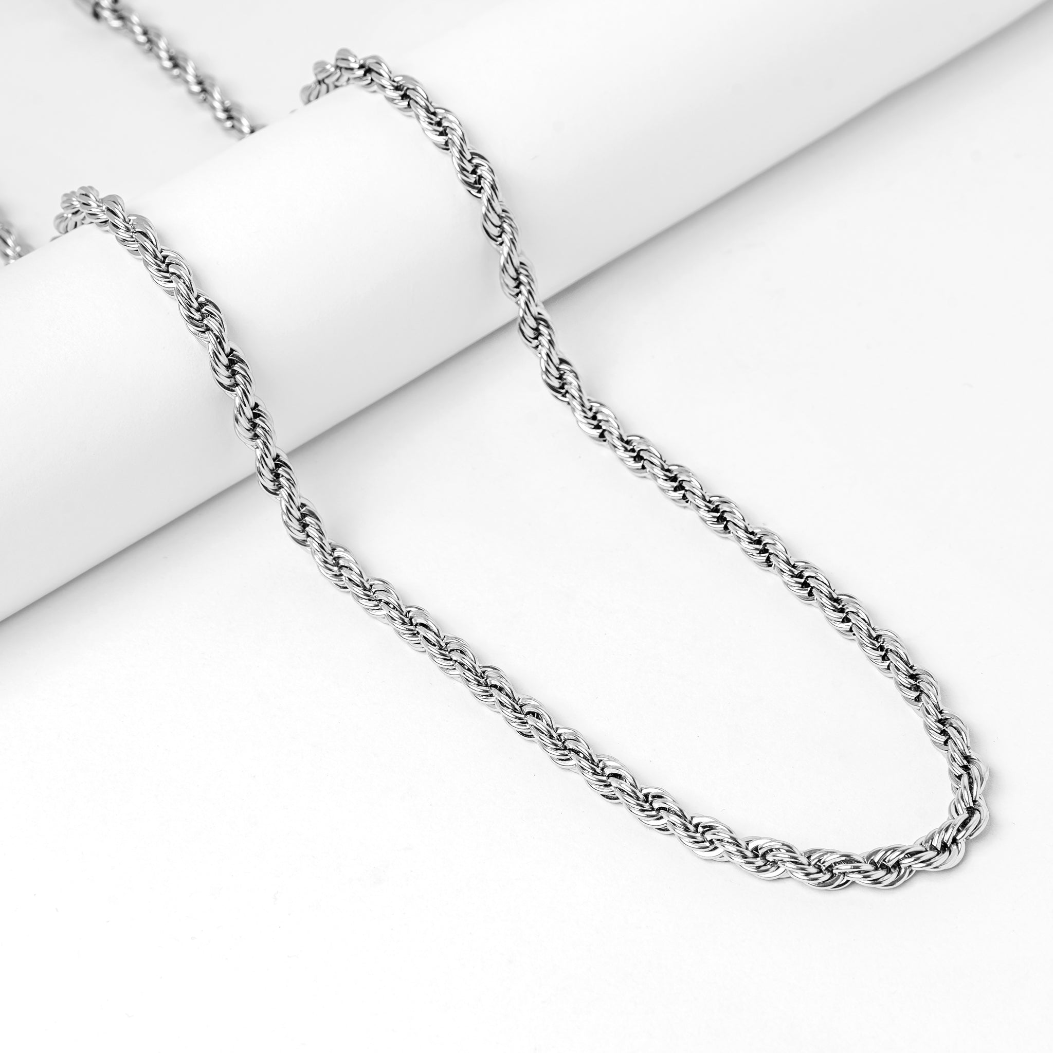 Big Daddy 6MM Silver Steel Rope Chain - Chain