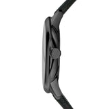 Burberry Check Stamped Leather Strap Reloj para hombre BU10010