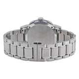 ساعة بربري كرونوغراف رجالية من الفولاذ المقاوم للصدأ بمينا أزرق، موديل BU9363