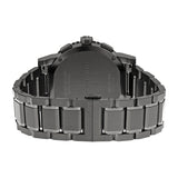 ساعة بربري كرونوغراف للرجال، مينا بلون معدني رمادي، مصنوعة من الفولاذ المقاوم للصدأ المطلي بالأيونات الرمادية، موديل BU9381