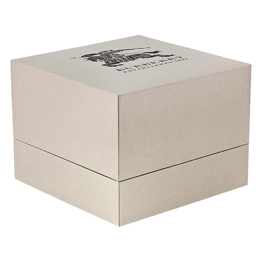 Reloj Burberry para hombre con esfera gris y correa de polivinilo negro BU9030