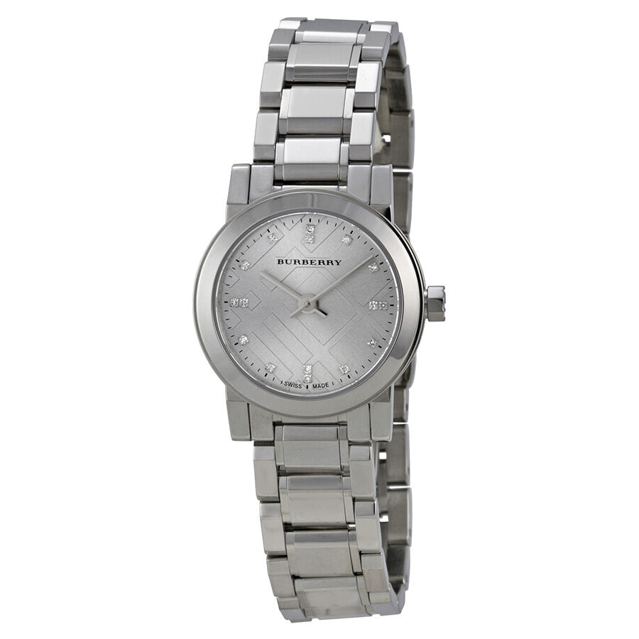 Burberry New Classic Silver Dial Stainless Steel Ladies Watch BU9230