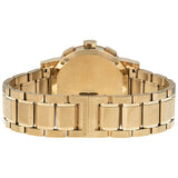 ساعة بربري رجالية من الفولاذ المطلي بالذهب الوردي، مينا كرونوغراف بلون رمادي داكن، موديل BU9353