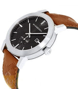 Burberry The City Brown Leather Strap Men's Watch BU9905