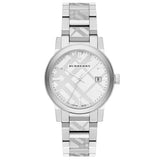 Burberry The City Reloj de hombre de acero inoxidable plateado suizo BU9037