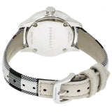 ساعة بربري الكلاسيكية هورس فيري الفضية النسائية BU10103