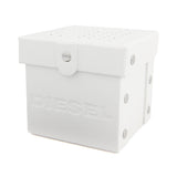 ساعة ديزل ميجا تشيف للرجال، مينا أسود، سوار جلد أسود، موديل DZ4344