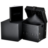 ساعة ديزل ميجا تشيف كرونوغراف للرجال، مصنوعة من الفولاذ المقاوم للصدأ الأسود بتقنية IP، موديل DZ4479