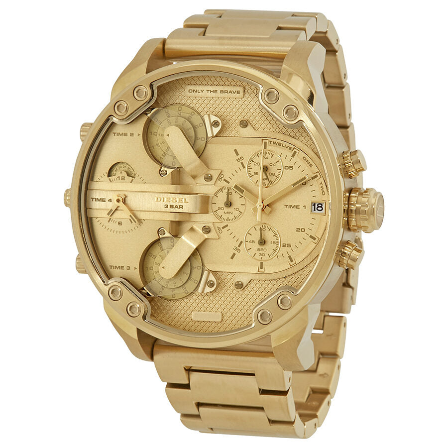 Diesel Mr. Daddy 2.0 Chronograph All Gold Men's Watch DZ7399 (Defect)