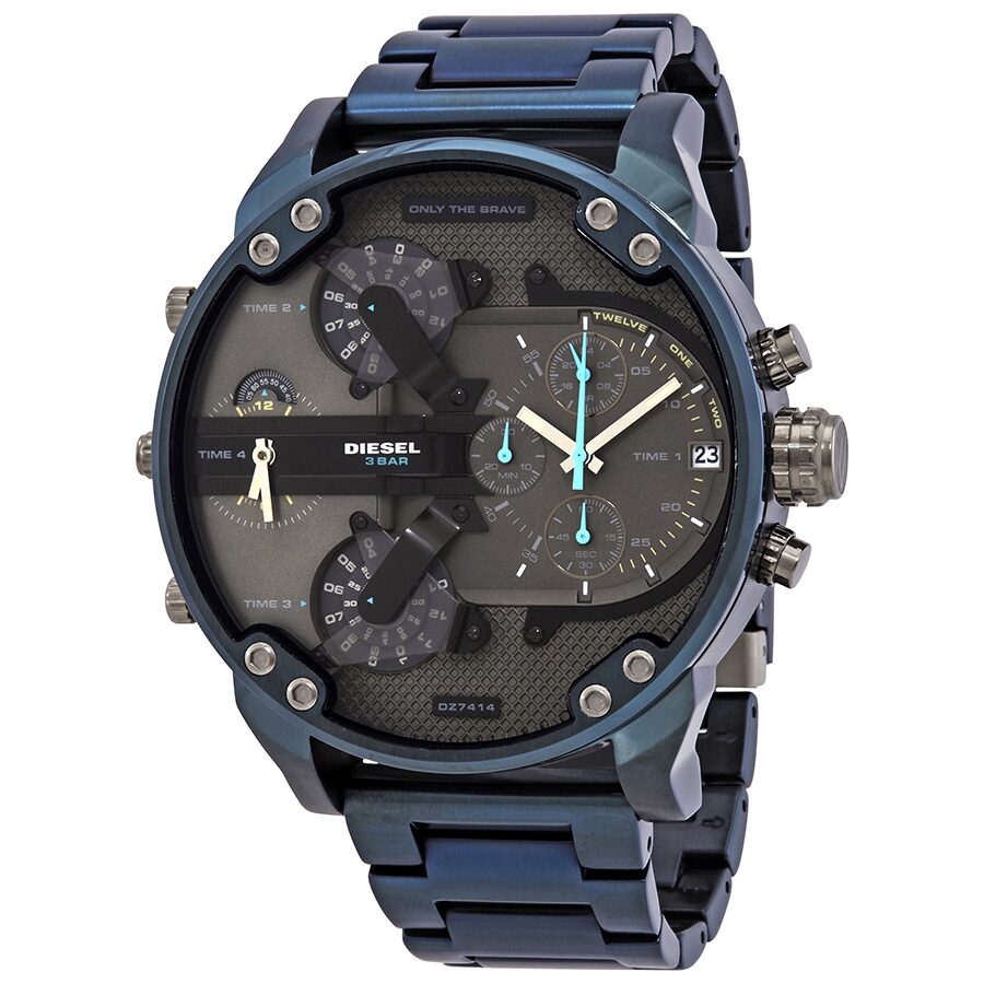 Diesel Mr. Daddy 2.0 Chronograph Quartz Grey Dial Men's Watch DZ7414