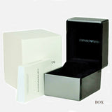 ساعة إمبوريو أرماني أوتوماتيكية للرجال بمينا فضي هيكلي AR60006