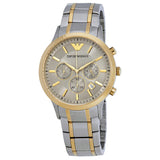 Reloj Emporio Armani Renato Cronógrafo Plata Dial Hombre AR11076
