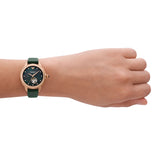 ساعة إمبوريو أرماني النسائية من الذهب الوردي - AR60073