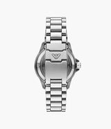 ساعة إمبوريو أرماني سي إكسبلورر أوتوماتيكية من الفولاذ المقاوم للصدأ AR60087