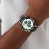 ساعة إمبوريو أرماني فضية للرجال - AR11473