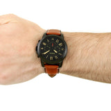 ساعة فوسيل جرانت كرونوغراف للرجال، مينا أسود، موديل FS5241