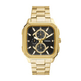 Fossil Reloj multifunción de acero inoxidable en tono dorado para hombre BQ2656