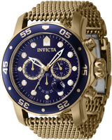 Invicta pro diver chronograph gmt date quartz blue dial men's watch 47239