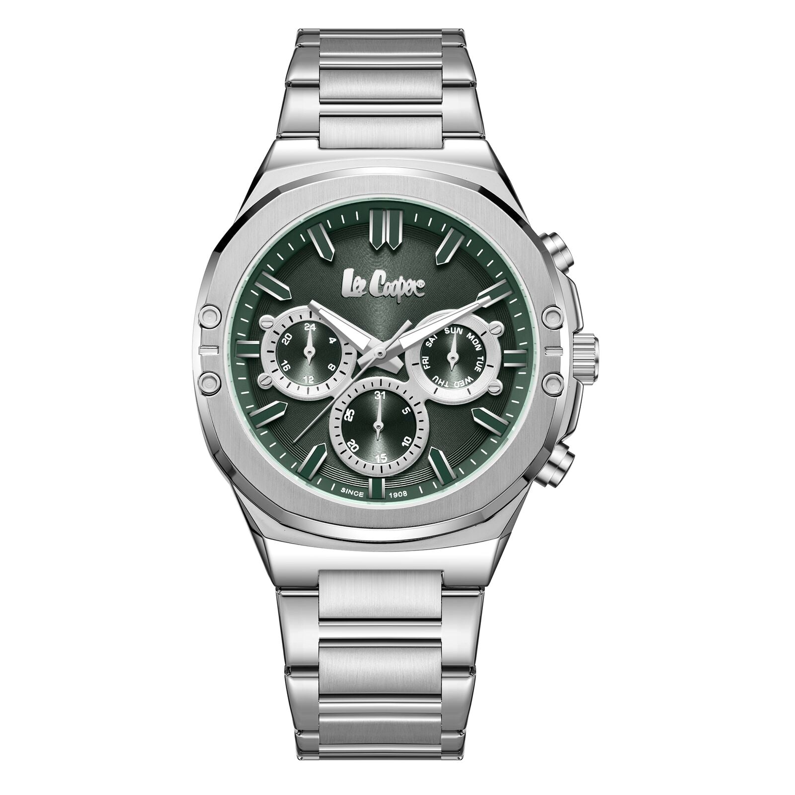 ساعة لي كوبر الفضية للرجال - LC07991.370