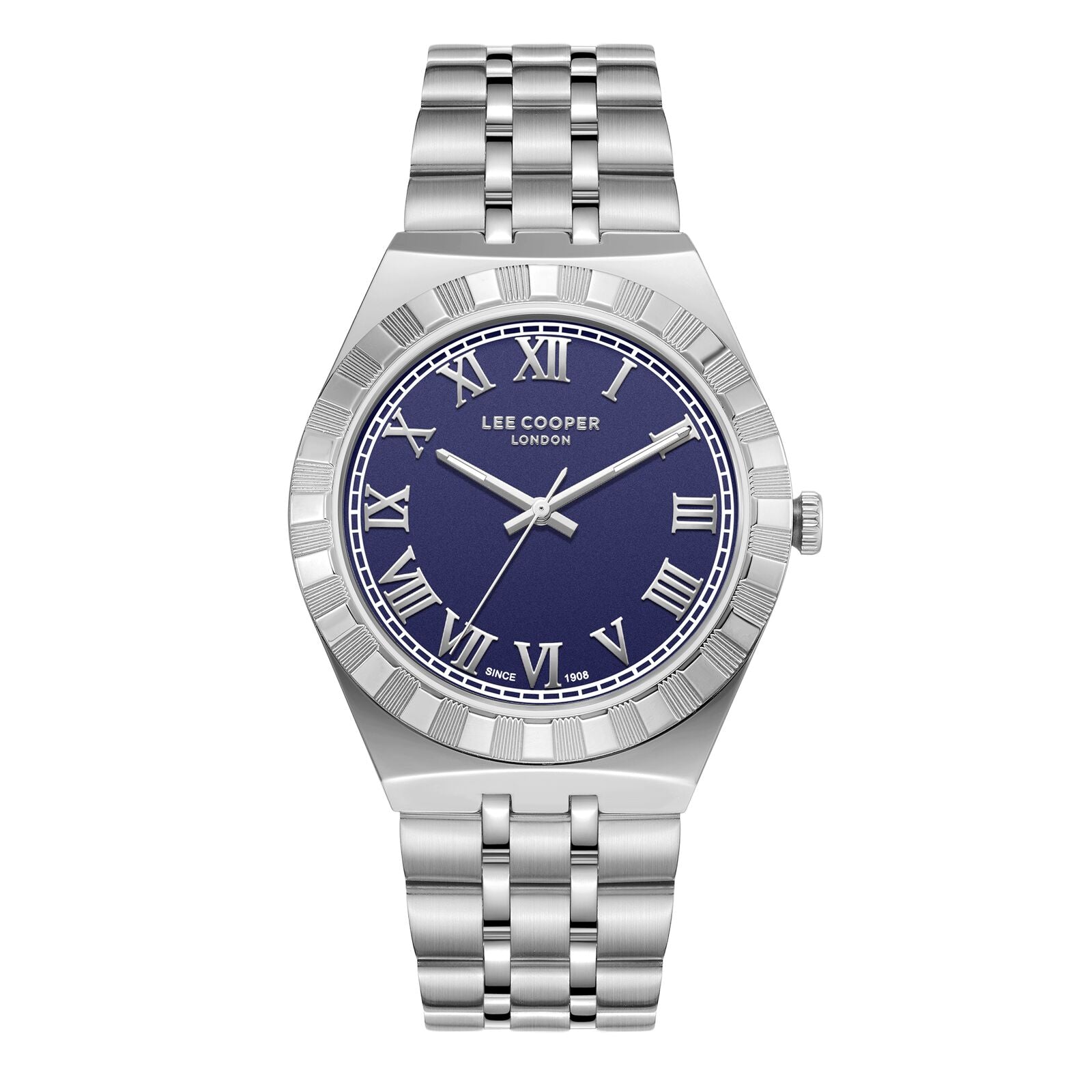 ساعة لي كوبر الفضية للرجال - LC08060.390