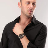 ساعة مازيراتي رجالية تناظرية بمينا أسود R8873612016