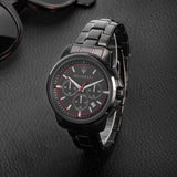 Maserati Reloj analógico para hombre con esfera negra R8873621014