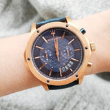 ساعة مازيراتي سيركويتو للرجال بمينا أزرق R8871627002