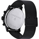 ساعة مازيراتي إيبوكا الرجالية باللون الرمادي المعدني بتقنية الترسيب الفيزيائي للبخار (PVD) R8873618008